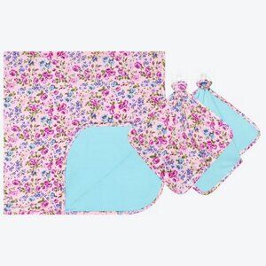 💕POSH PEANUT💕 Patoo & Lovey Set - Pixie / Solid Brook Blue NWT